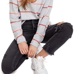 NWT Free People Jeans Black/Carbon